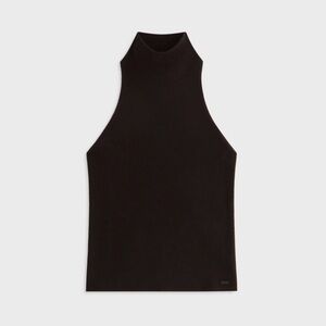Black/brown Kith Halter Neck Tank Top